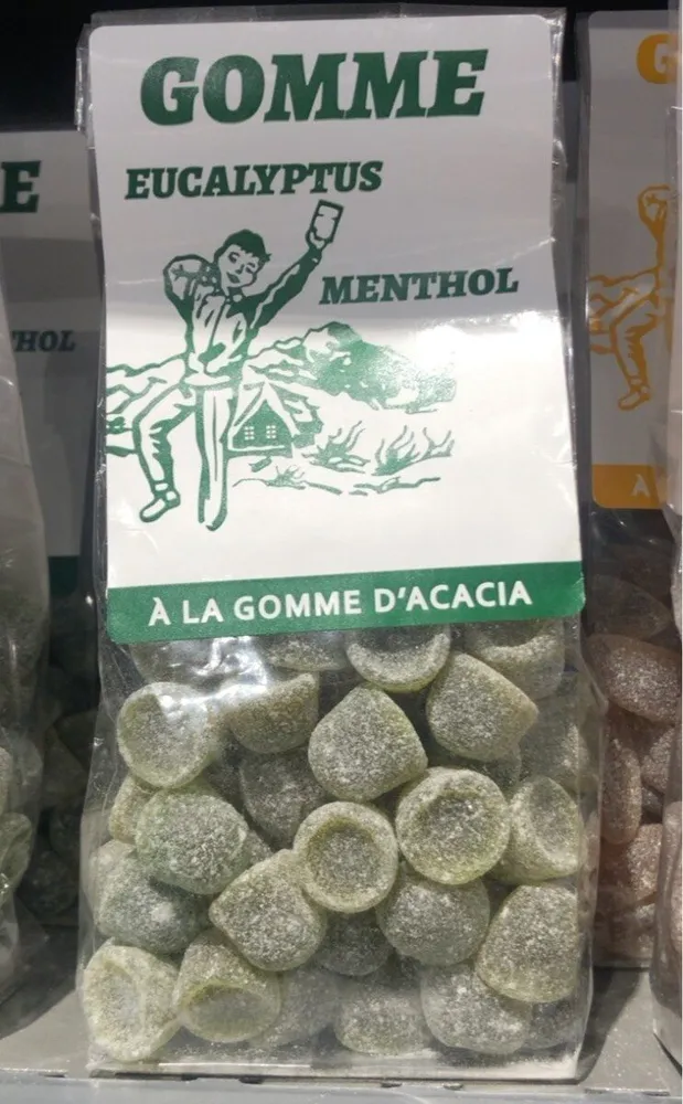 Gomme eucalyptus menthol