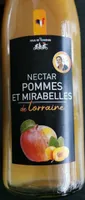 Nectar pommes mirabelles