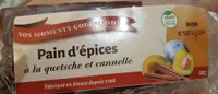 Pain d'épices à la quetsche et cannelle