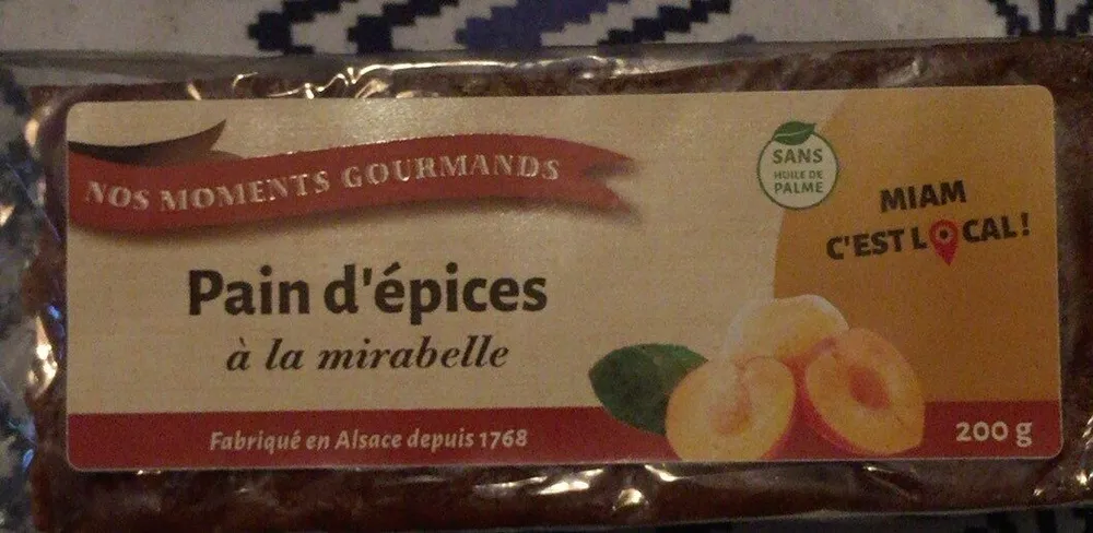 Pain d’epices a la mirabelle
