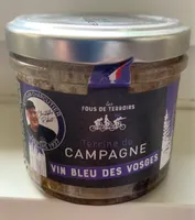 Terrine de campagne vin bleu des Vosges