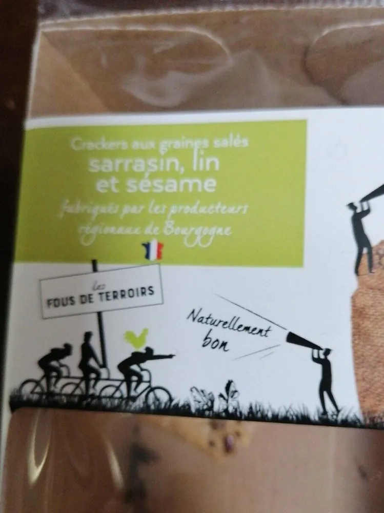 Crackers aux graines salées