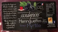 Meringuettes saveur myrtille