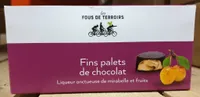 Fin palets de chocolat