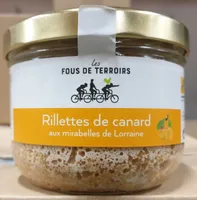 Rillettes de canard aux mirabelles de Lorraine