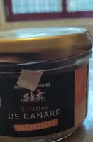 Rillettes de canard aux mirabelles de Lorraine 300g