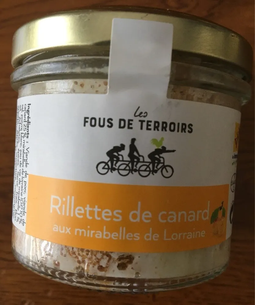 Rillettes de canard mirabelles