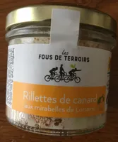 Rillettes de canard mirabelles