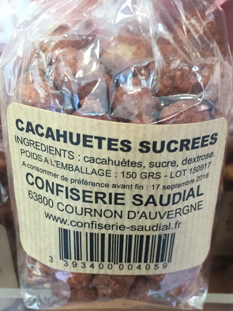 Cacahuètes sucrées