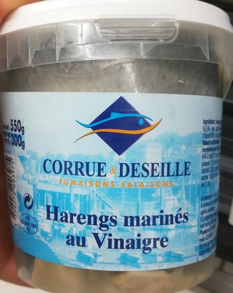Hareng mariné au vinaigre