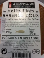 Petits filets de harengs doux