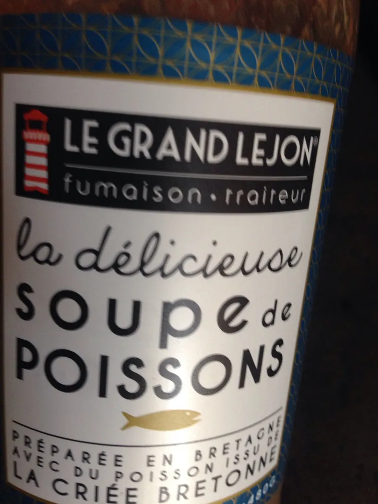 Soupe de poisson LE GRAND LEJON