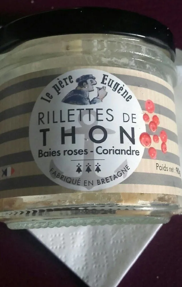 Rillettes de thon baies roses coriandre