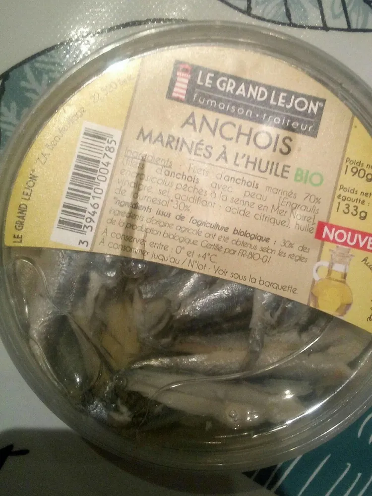 Anchois marinés