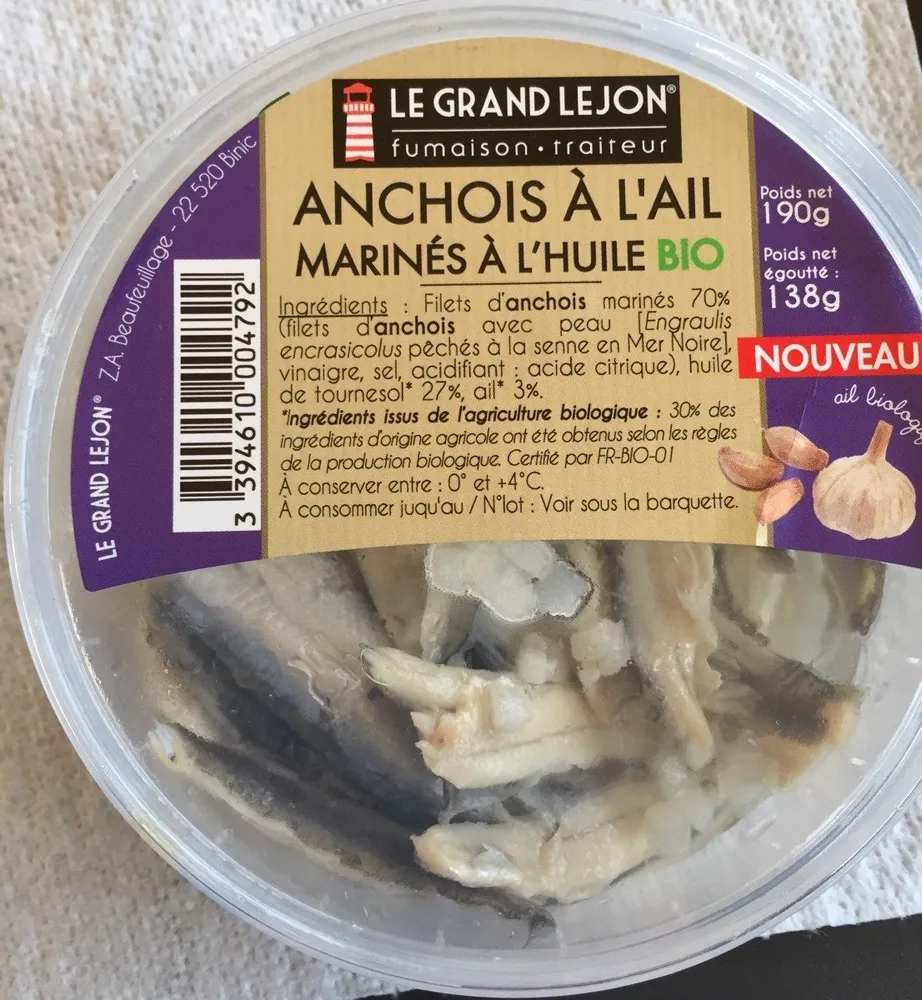 Anchois a l'ail