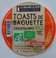 Toasts de baguette BIO