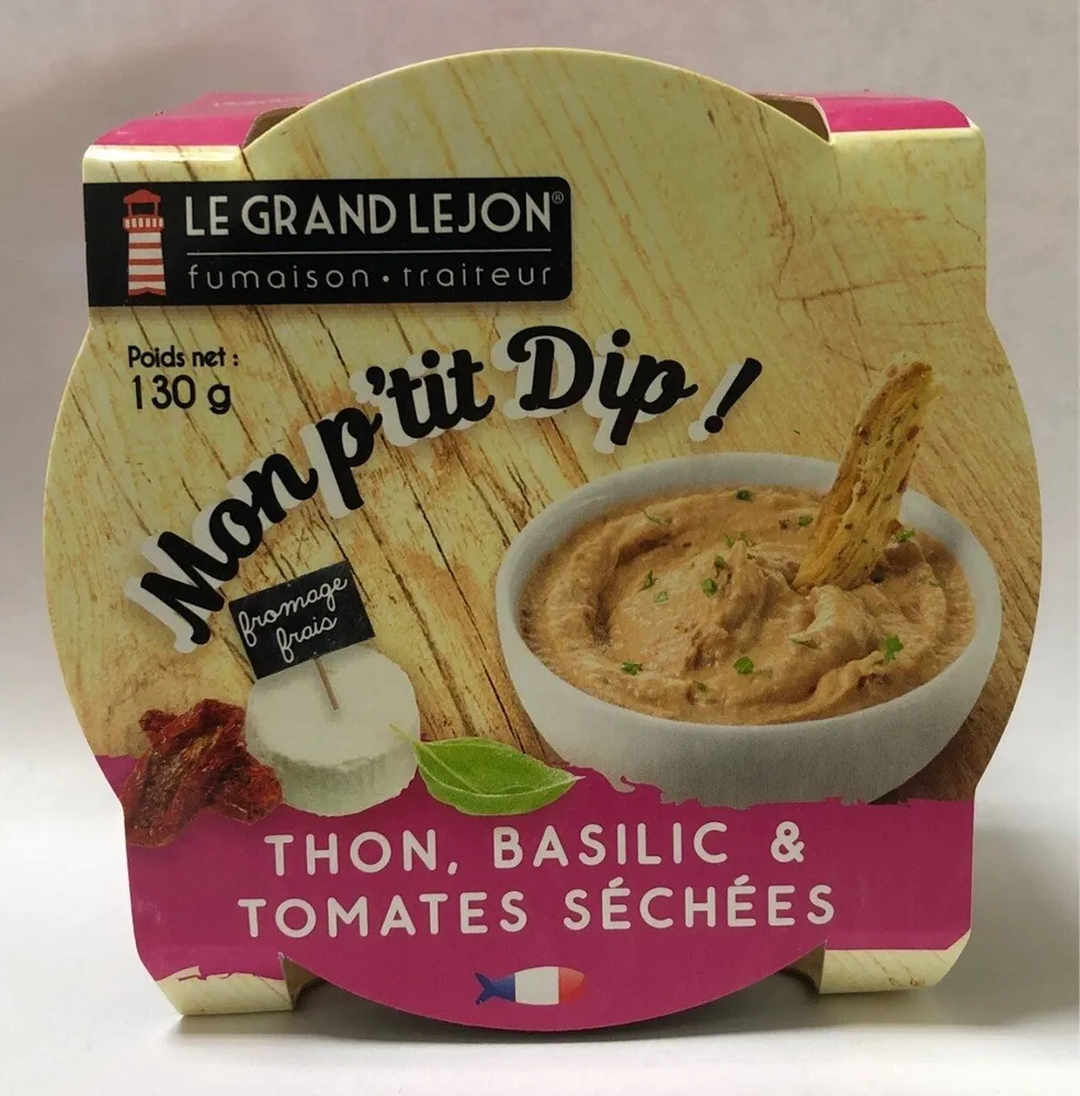 Mon p'tit Dip Thon, basilic & tomates sechées