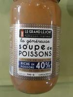 Soupe de poissons 40% bio