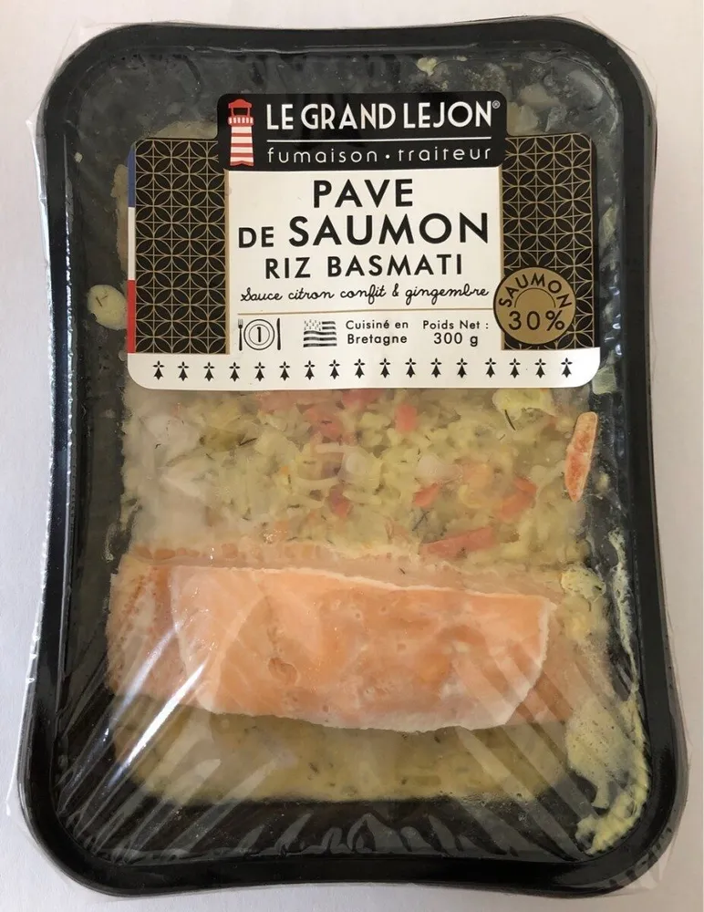 Pavé de saumon riz basmati