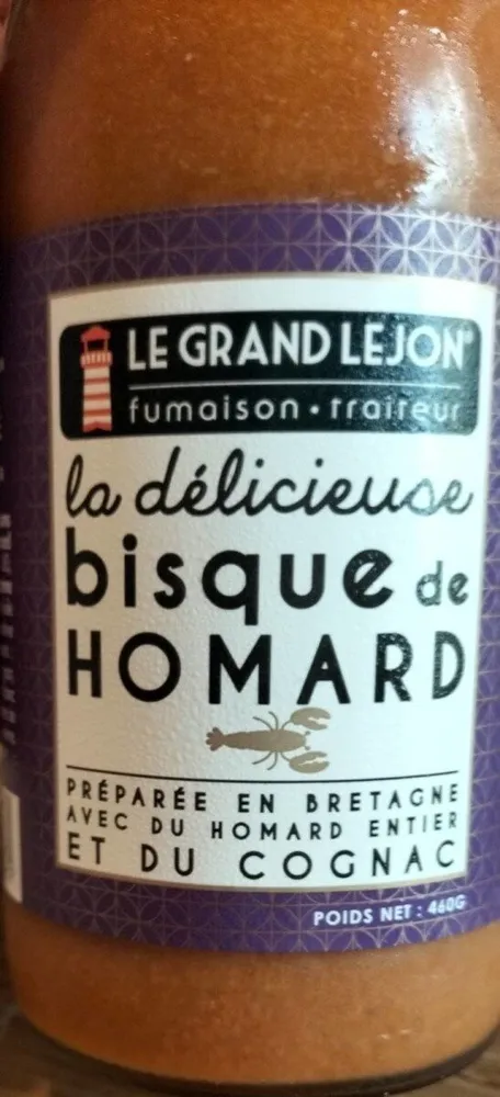 La délicieuse bisque de HOMARD