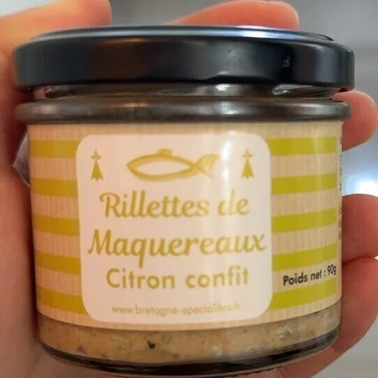 Rillettes de maquereaux citron confit