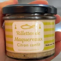 Rillettes de maquereaux citron confit