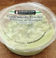 Guacamole tendre brunoise de poivrons