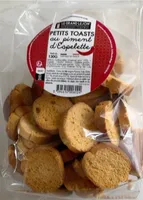 Petits toasts au piment d'espelette