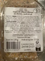 Tapas de calmars marines au chorizo