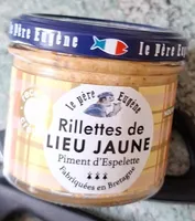 Rillettes de lieu jaune