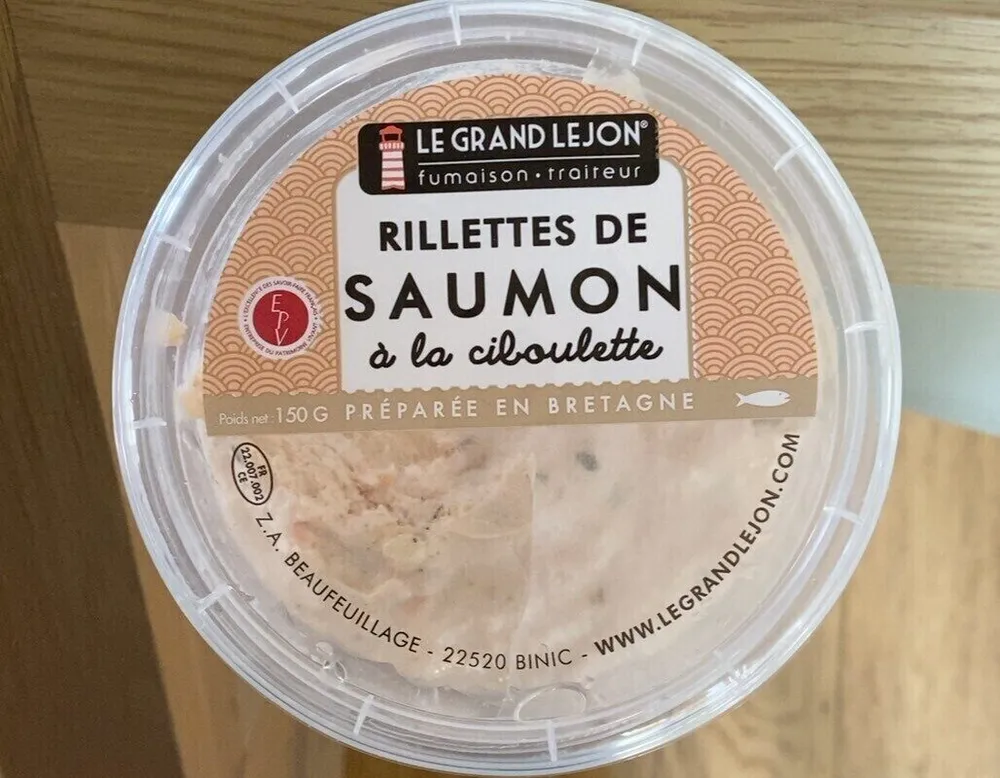 RILLETTES DE SAUMON à la ciboulette
