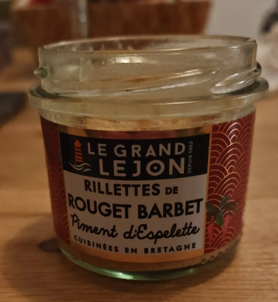 Rillettes de Rouget Barbet piment d'Espelette