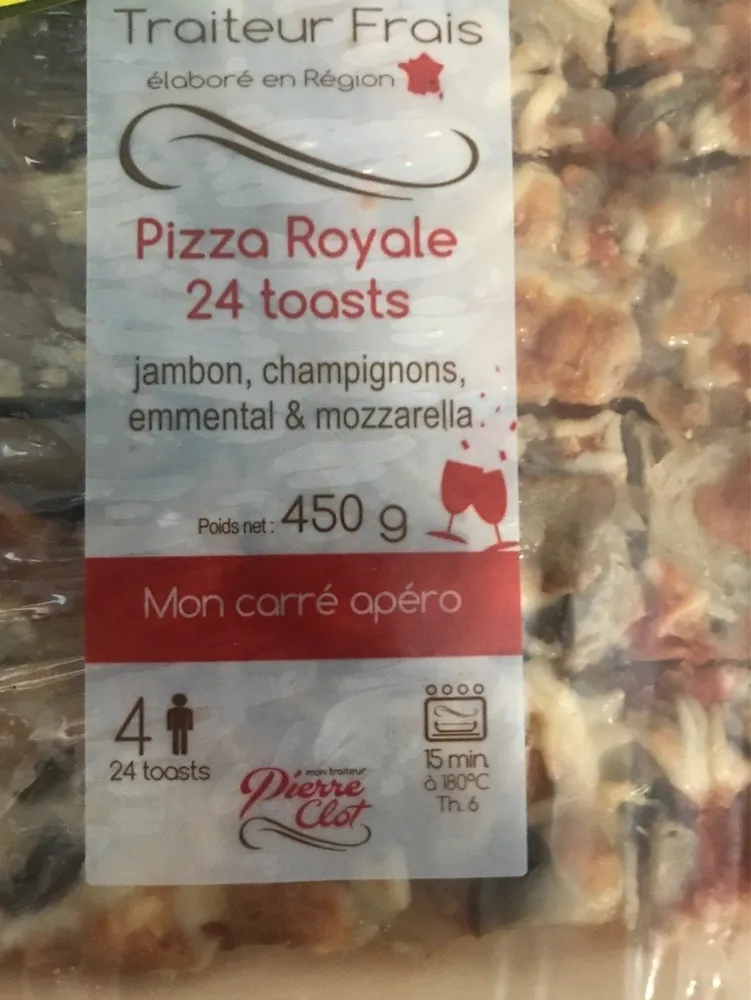 Pizza royale 24 toasts
