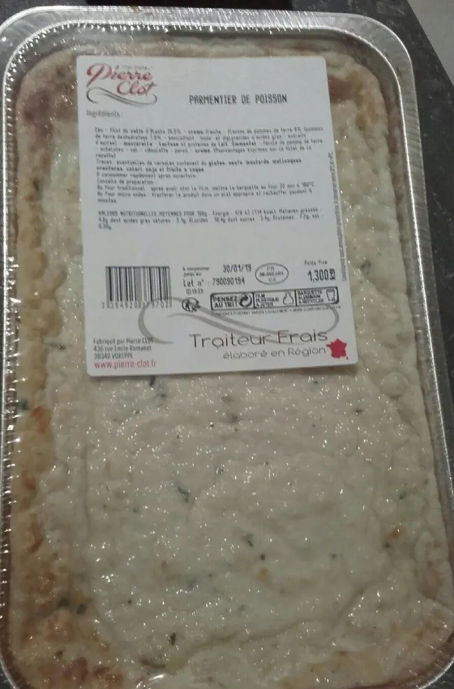 Parmentier de poisson