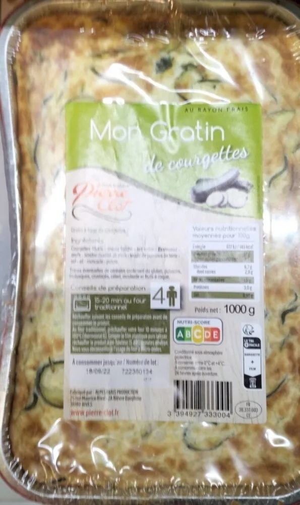 Mon gratin de courgettes