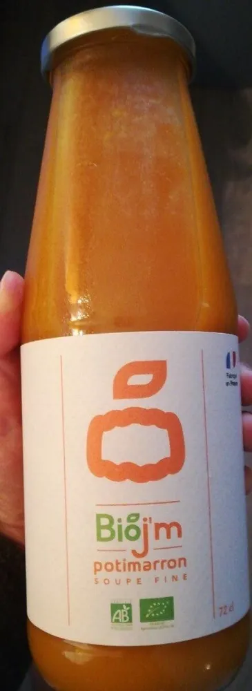 Bioj'm potimarron soupe fine