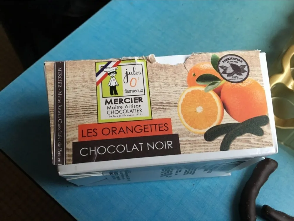 Orangettes chocolat noir