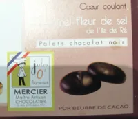 Palets chocolat noir caramel