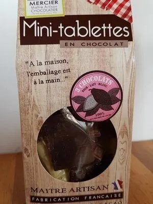 Mini-tablettes en chocolat