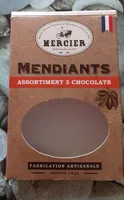 Mendiants chocolat assortis boite assortiment 3 chocolats