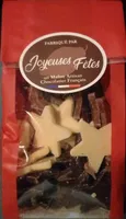 Fritures étoiles de Noël 3 chocolats