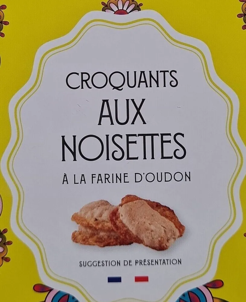 CROQUANTS AUX NOISETTES À LA FARINE D'OUDON
