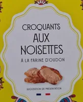 CROQUANTS AUX NOISETTES À LA FARINE D'OUDON