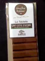 La Tablette lait côte d'ivoire (35% pur chocolat d'origine)