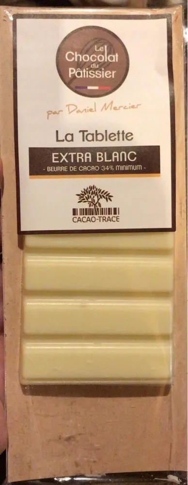 La tablette extra blanc