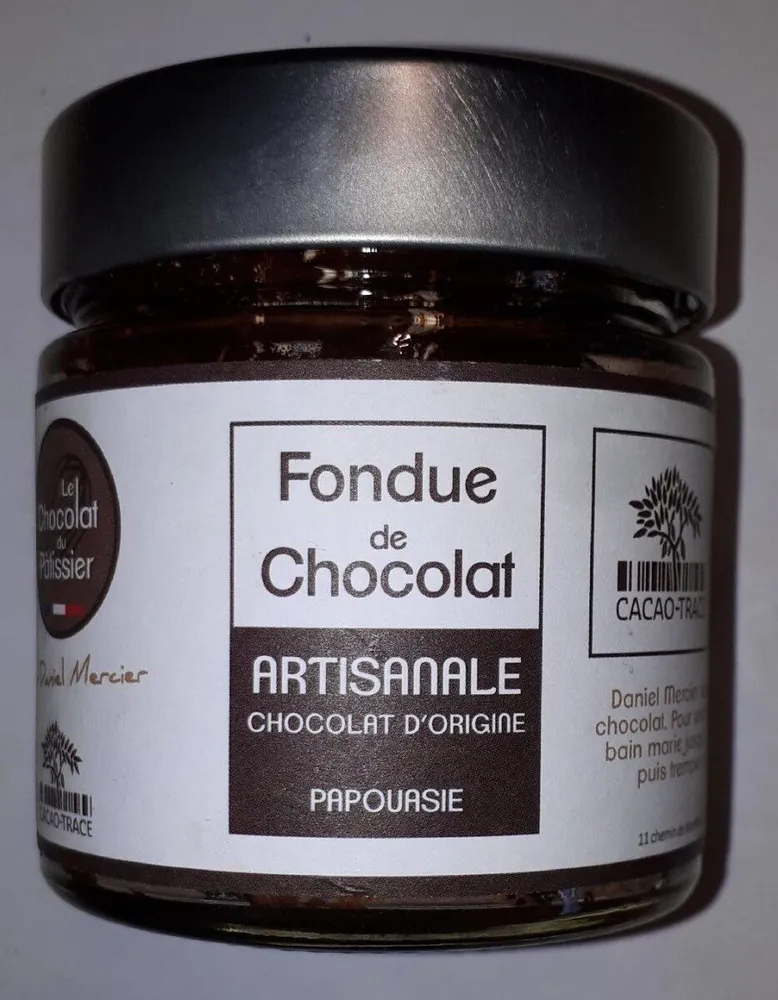 Fondue au chocolat noir