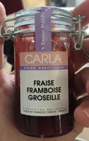 confiture fraise framboise groseille