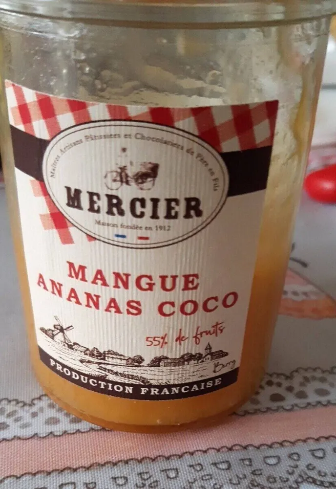 Preparation Mangue ananas coco