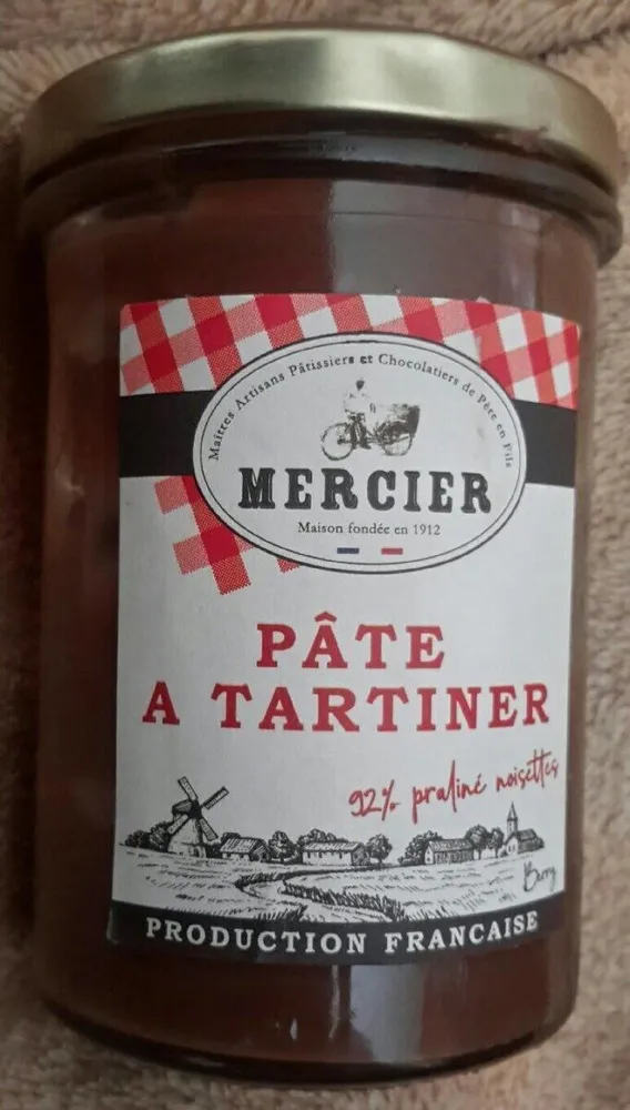 Pâte à tartiner à la noisette