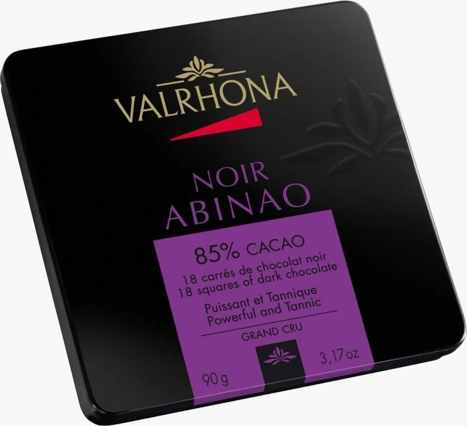 18 Carrés De Chocolat Noir - Abinao Noir